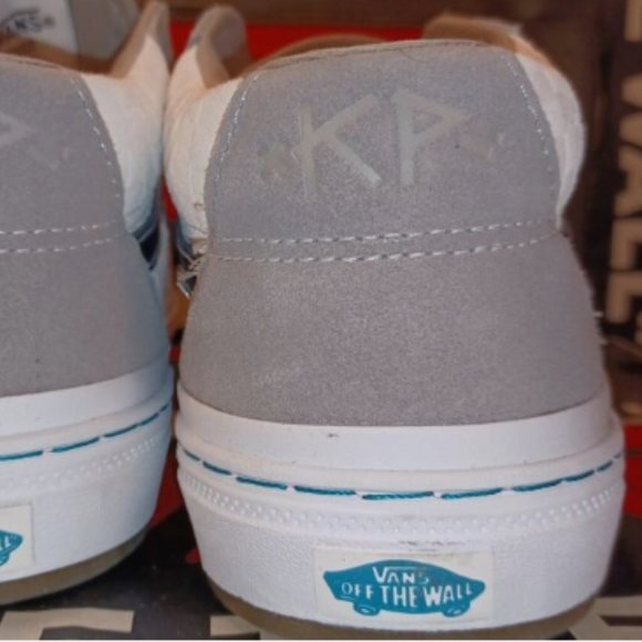 Vans Men's 6.5/Women's 8 BMX Style 114 Kevin Peraza Grey White Black Mid-Top - Picture 10 of 12